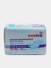 Пеленки впитывающие, одноразовые Medmil, 60 х 90, 30 штук