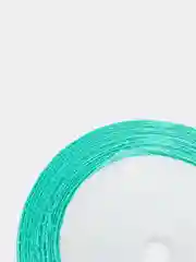 Бирюзовый лента атласная 6 мм