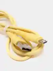 Желтый зарядка / Кабель зарядный LENYES LC939 (Micro-USB/Type-C/Lightning) для Android и iPhone