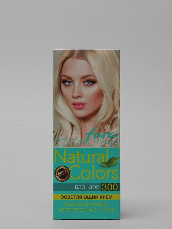 Fara Natural Colors стойкая крем-краска для волос, 300 блондор