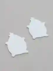 Желтый кабошоны пластиковые, вырубка