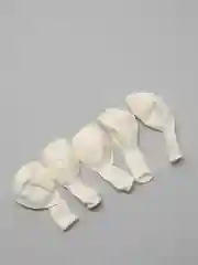 Белый воздушные шары, 5 штук, 12 дюймов