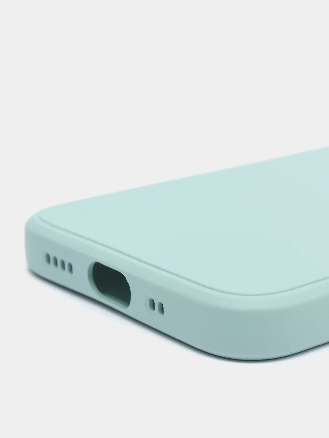 Бирюзовый чехол на iPhone 11, 13, 12, XR, Pro, Max, Mini, бархатный