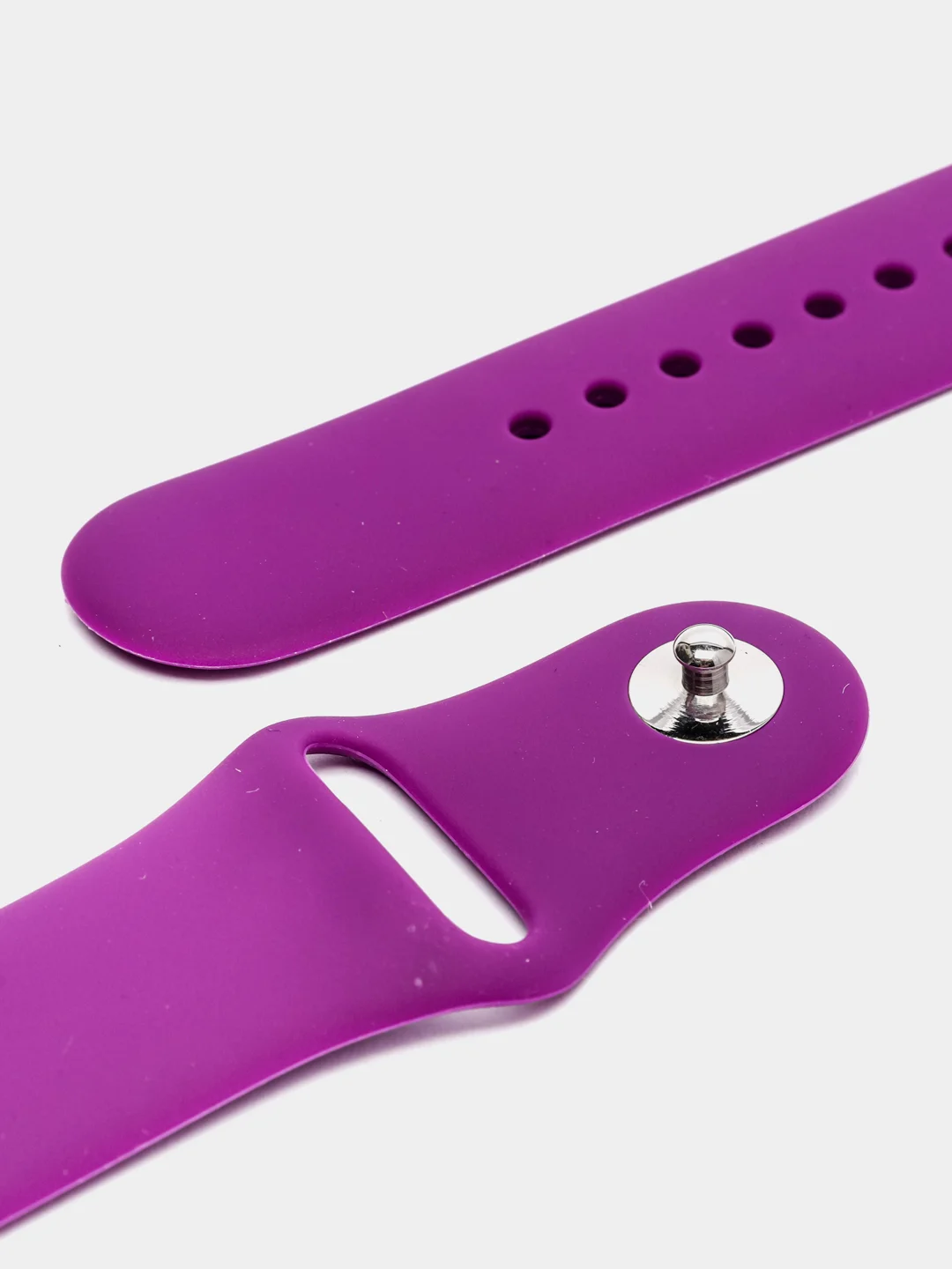 Тёмно-бордовый силиконовый ремешок для Apple Watch