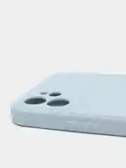 Лазурный чехол на iPhone 11, 13, 12, XR, Pro, Max, Mini, бархатный