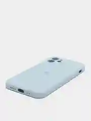 Лазурный чехол на iPhone 11, 13, 12, XR, Pro, Max, Mini, бархатный