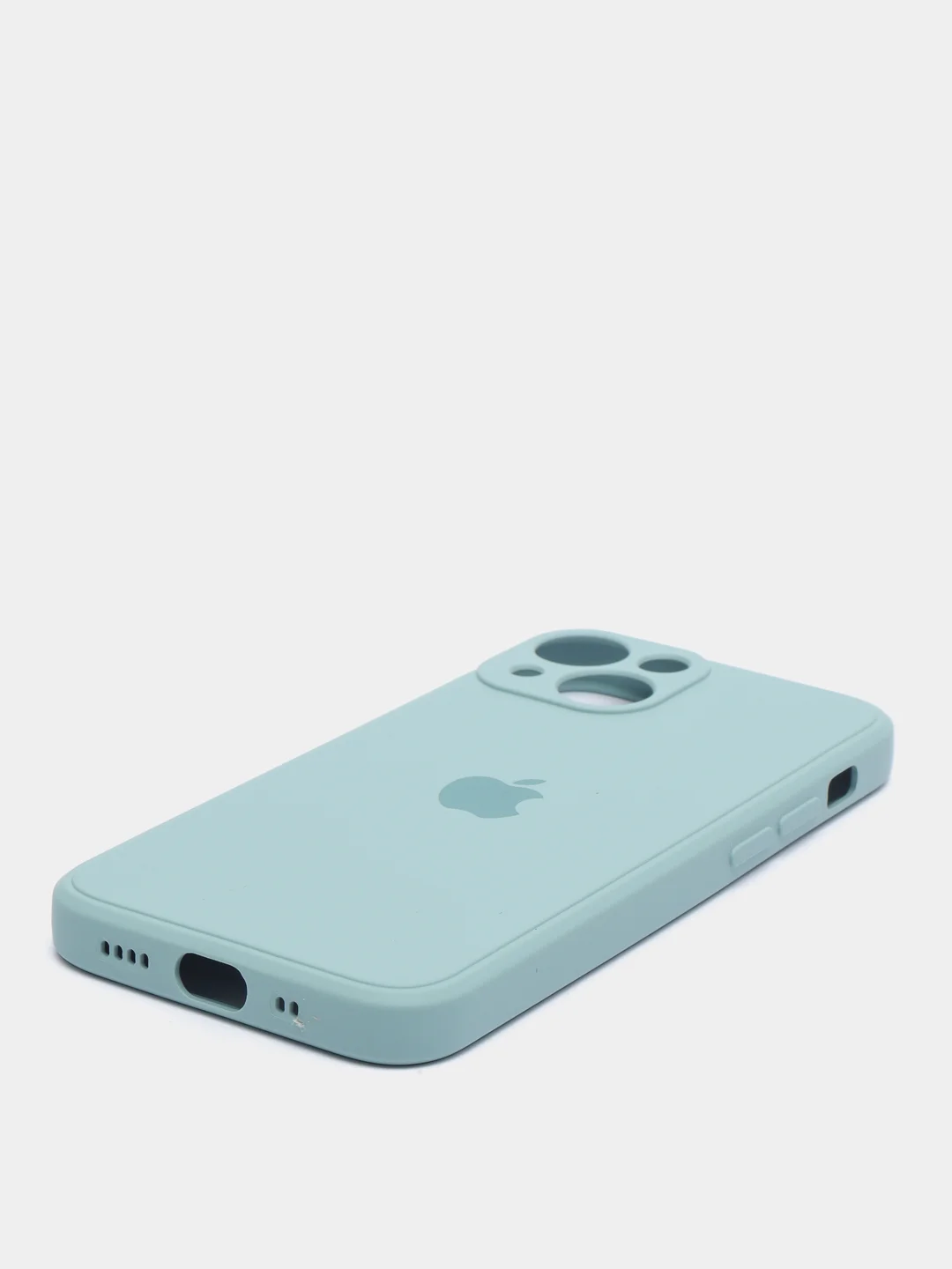 Индиго чехол на iPhone 11, 13, 12, XR, Pro, Max, Mini, бархатный