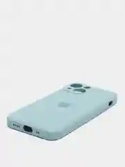 Индиго чехол на iPhone 11, 13, 12, XR, Pro, Max, Mini, бархатный
