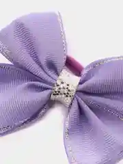 Сиреневый бантик на резинке / Школьные банты /