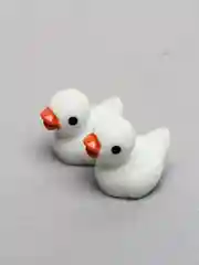 Белый мини-утка, 6 шт, сувенир