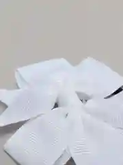 Белый резинка "Бантик"