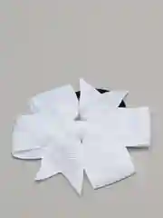 Белый резинка "Бантик"