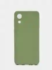 Оливковый чехол Samsung Galaxy A03 core, силиконовый