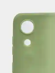 Оливковый чехол Samsung Galaxy A03 core, силиконовый