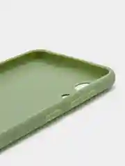 Оливковый чехол Samsung Galaxy A03 core, силиконовый