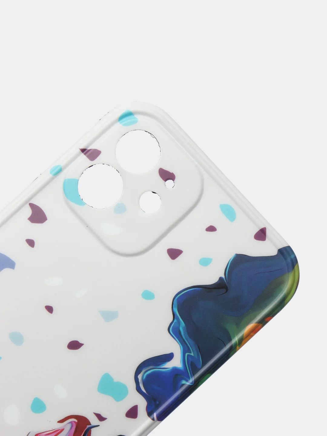 Белый чехол "Абстракция" для iPhone 11, 12
