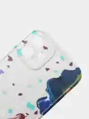 Белый чехол "Абстракция" для iPhone 11, 12