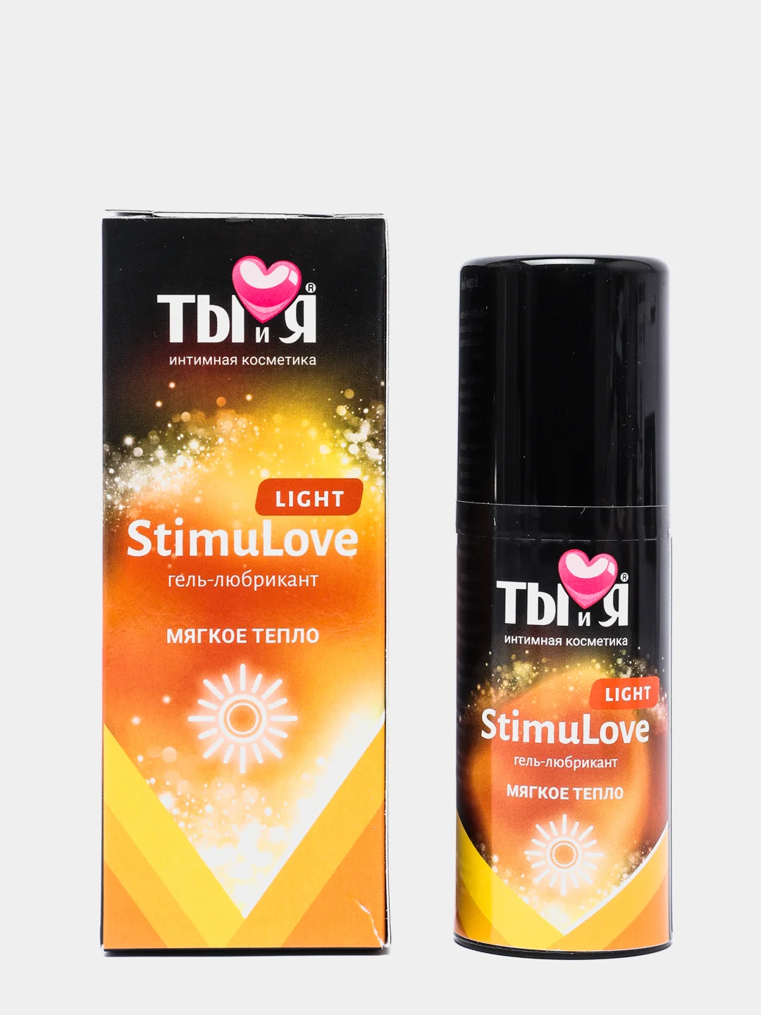 Желтый гель-лубрикант StimuLove light для мягкой стимуляции возбуждения "ТЫ и Я"