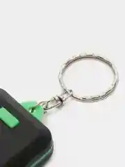 Зеленый брелок фонарик светодиодный + батарейки