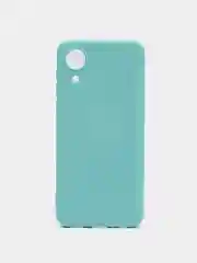 Бирюзовый чехол Samsung Galaxy A03 Core, с бархатной подкладкой
