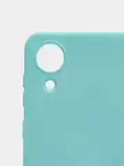 Бирюзовый чехол Samsung Galaxy A03 Core, с бархатной подкладкой