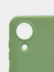 Оливковый чехол Samsung Galaxy A03 Core, с бархатной подкладкой