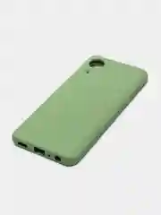Оливковый чехол Samsung Galaxy A03 Core, с бархатной подкладкой