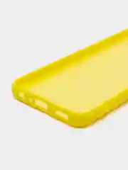 Желтый чехол Samsung Galaxy A03 Core, с бархатной подкладкой