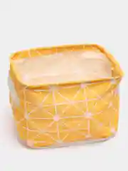 Желтый корзинки для мелочей, мини органайзер для хранения / Органайзер на стол