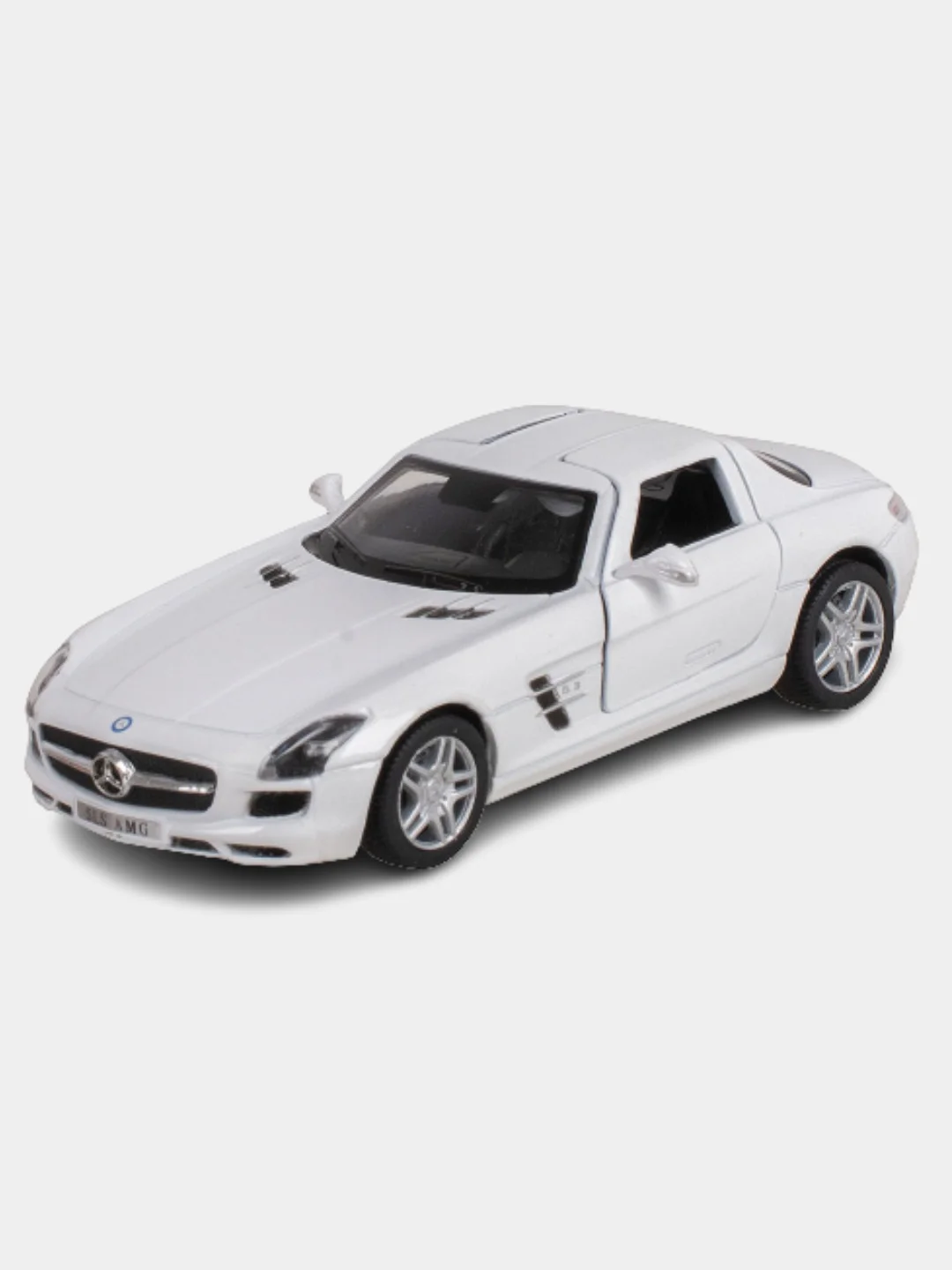 Багровый машинка металлическая Mercedes-Benz SLS AMG KT5349D 1:36 /Kinsmart/