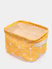 Желтый корзинки для мелочей, мини органайзер для хранения / Органайзер на стол