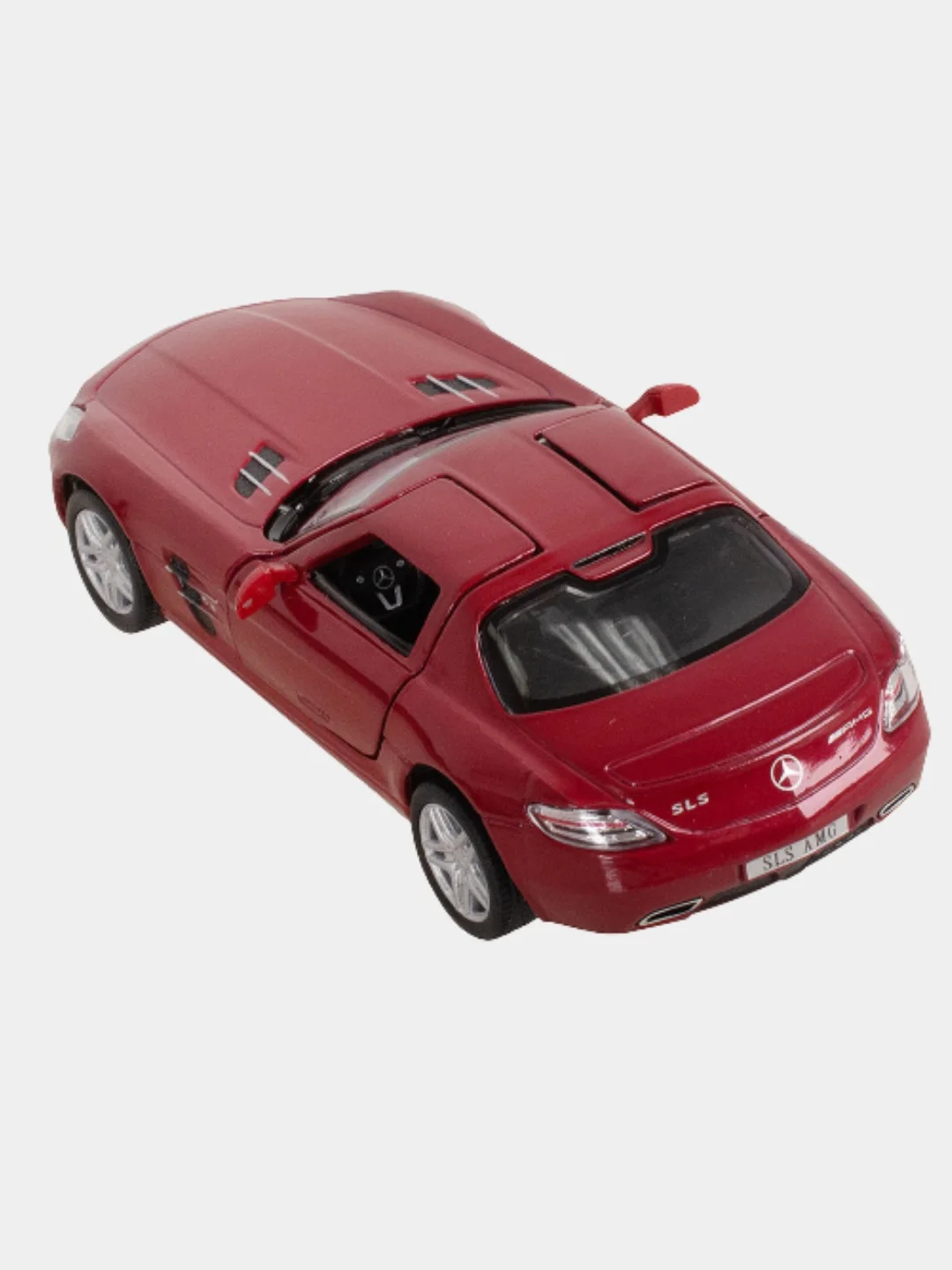 Багровый машинка металлическая Mercedes-Benz SLS AMG KT5349D 1:36 /Kinsmart/