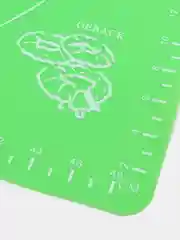 Салатовый силиконовый коврик для раскатки теста и выпечки