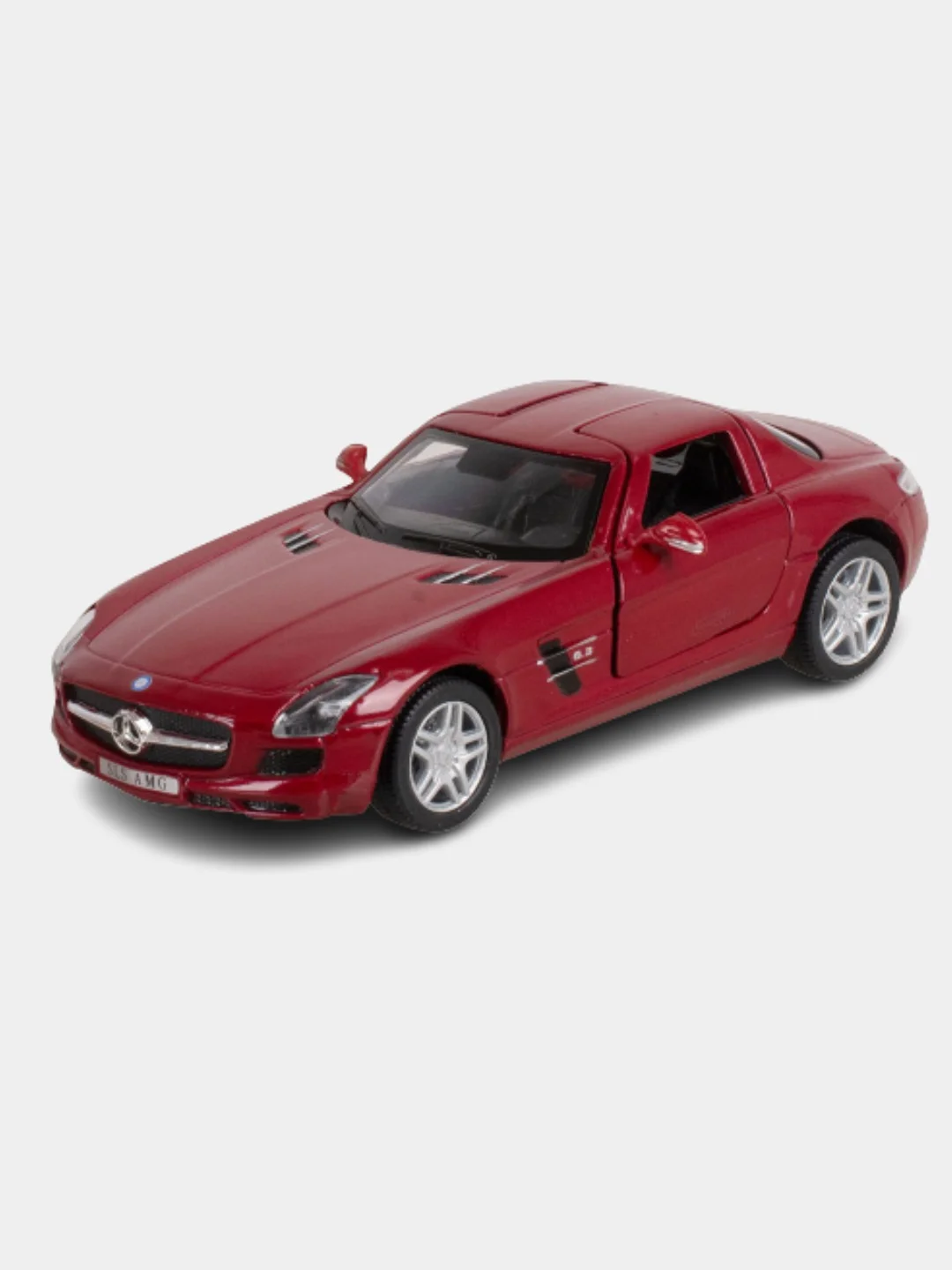 Багровый машинка металлическая Mercedes-Benz SLS AMG KT5349D 1:36 /Kinsmart/