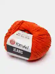 Рыжий пряжа YarnArt Jeans Ярнарт Джинс