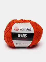 Рыжий пряжа YarnArt Jeans Ярнарт Джинс