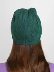 Зеленый шапка женская Varna тонкая