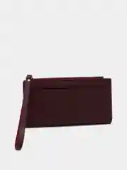 Бордовый кошелек женский