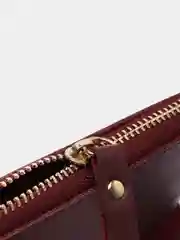 Бордовый кошелек женский