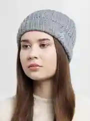 Серый шапка для девочек КАМУШЕК