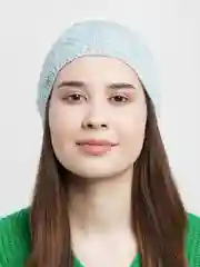 Голубой шапка женская Varna тонкая