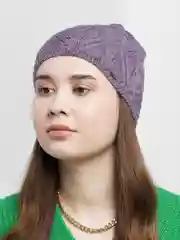 Пурпурный шапка женская Varna тонкая