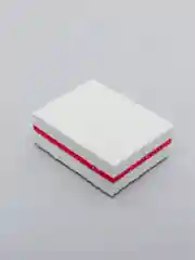 Белый мини баф для ногтей