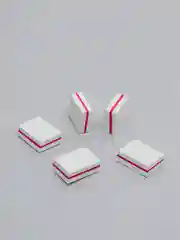 Белый мини баф для ногтей