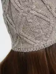 Бежевый шапка женская Varna тонкая