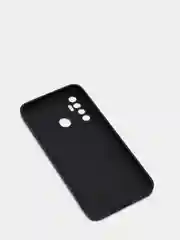Бежевый меланж чехол силиконовый с принтом для TECNO Camon 17 (с отпечатком сзади)