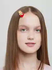 Алый детские заколки для волос
