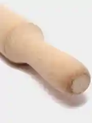 Скалка деревянная с ручками, 30 см, из бука
