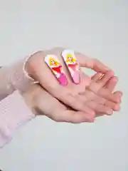 Белый детские заколки для волос