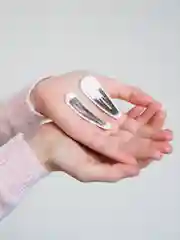 Белый детские заколки для волос